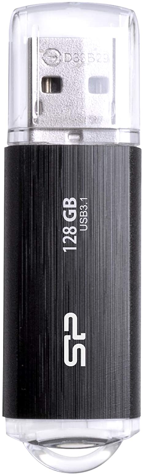 Silicon Power 128GB BLAZE B02 USB3.0 Flash Drive, Black