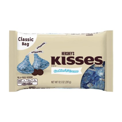 KISSES Cookies 'n' Crème Candy (10.5-Ounce Bag)