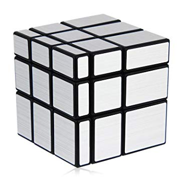 Rubik's Cube Shengshou Mirror Cube 3*3*3 Smooth Speed Cube Magic Cube Puzzle Cube Professional Level Speed Mirror ABS