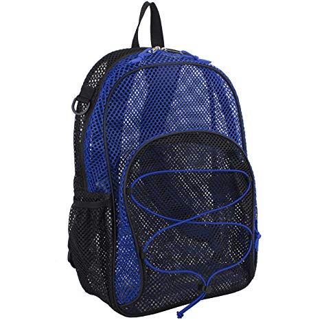 Eastsport Mesh Bungee Backpack With Padded Shoulder Straps