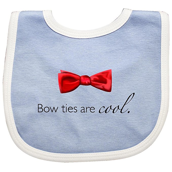 Inktastic Baby Boys' Bow ties are cool. Baby Bib