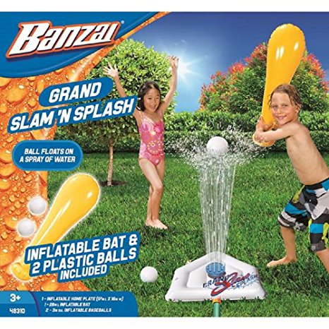 Banzai Grand Slam n' Splash Water Baseball Game Practice Set