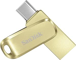 SanDisk 128GB Ultra Dual Drive Luxe USB Type-C - Up to 400MB/s - SDDDC4-128G-G46GD