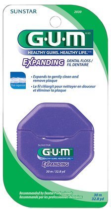 GUM Expanding Floss-30 Meters (Pack of 6)