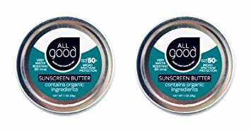 All Good Zinc Sunscreen Butter SPF 50  Water Resistant (2-Pack)