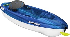 Pelican Sentinel 80x - Sit-on-top Kayak - Recreational One Person Kayak - 8ft - Fade Deep Blue White