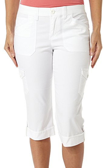 Gloria Vanderbilt Womens Dawn Cargo Capris