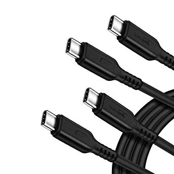 USB-IF Certified USB C Cable, USB Type C to C Cord, Charging for MacBook Pro, Galaxy S9 S9 Plus S8 Note 8, Nintendo Switch, Pixel 2/ XL, USB C to C Cable Support Power Delivery 100W 6.6ft - 2 Pack