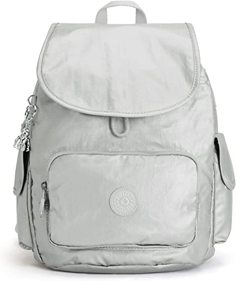 Kipling Women's City Pack Small Backpack, Lightweight Versatile Daypack, School Bag, Bright Metallic, One Size