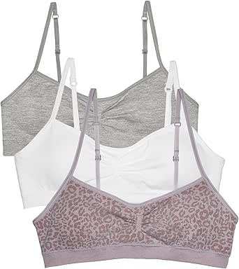 Fruit of the Loom Girls' Seamless Trainer Bra with Removable Modesty Pads