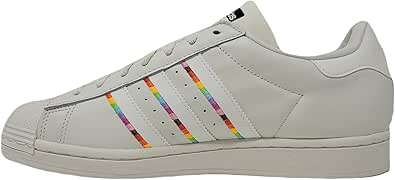 adidas Men's Superstar Shoes, Owhite/Cblack/Owhite, 11 M US