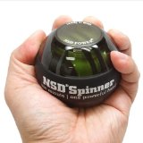 NSD Power AutoStart Spinner Gyroscopic Wrist and Forearm Exerciser with Auto Start Feature