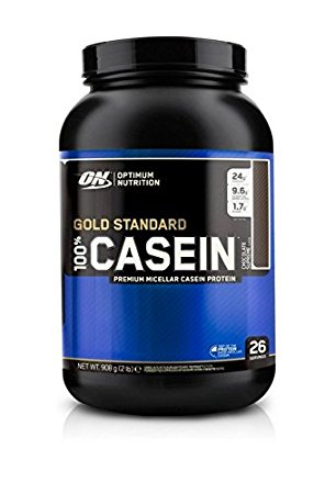 Optimum Nutrition Gold Standard Casein Powder, 908 g - Chocolate Supreme