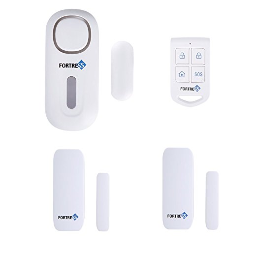 Fortress Security Safeguard: DIY Wireless All-In-One Personal Security Alarm System with Remote for Easy Control- Personal Home and Business Security