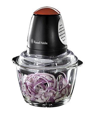 Russell Hobbs Desire Mini Chopper 1 L Bowl with 500 ml Food Capacity, 380 W 18558 - Black