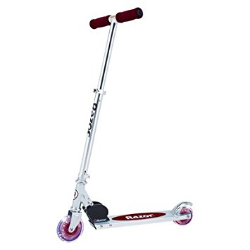 Razor A Lighted Wheel Kick Scooter -Red