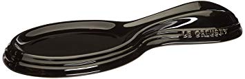 Le Creuset Stoneware 10-Inch Spoon Rest, Black