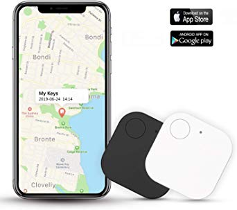 Kimfly Key Finder Smart Tracker-2Pcs,Item Finder Phone Finder Bluetooth Tag