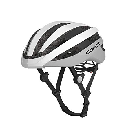 Coros SafeSound Road Smart Cycling Helmet with Ear Opening Sound System, SOS Emergency Alert, and LED Tail Light | Bluetooth for Music and Phone Calls | Smart Remote | Lightweight