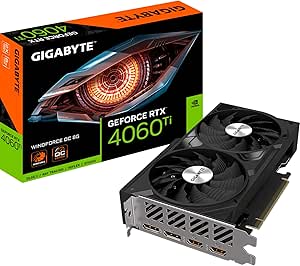 GIGA VGA 8GB RTX4060TI WINDFORCE OC 8G 2xDP/2xHDMI GeForce RTX 4060 Ti