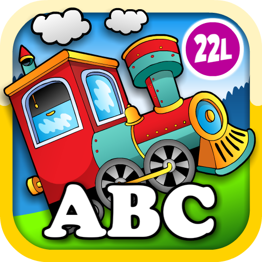 Kids Animal Train: Preschool and Kindegarten Learning Matching and Reading Adventure - ABC First Word Educational Games for Toddler Loves Farm and Zoo Animals & Colors (Abby Monkey® edition)