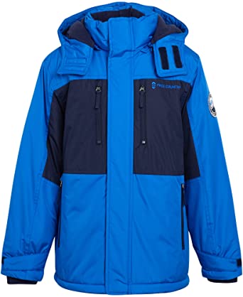 Free Country Boys' Winter Jacket – Fleece Lined Windbreaker Parka Coat with Hood (Size: 4-20)