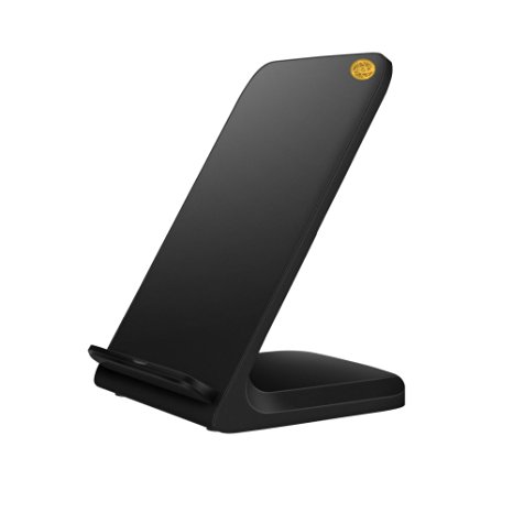 3 Coils Qi Wireless Charging Stand Wireless Charger for Samsung Galaxy S6 / S6 Edge / S6 Edge Plus / Note 5 (Black)