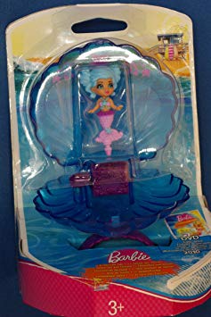 Barbie in a Mermaid Tale Blue Seashell Surprise Doll(Blue Hair) and Bracelet