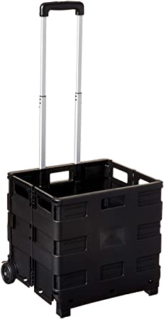 Inspired Living by Mesa Rolling Utility-carts, Large, Black