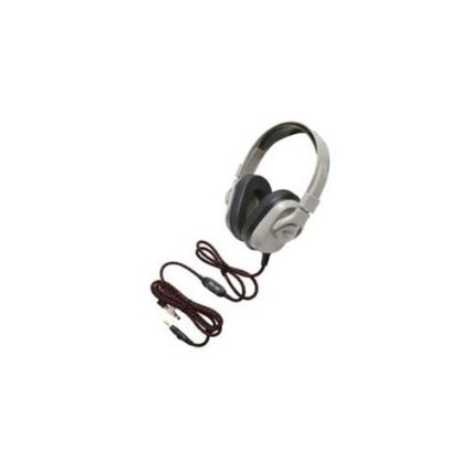 Califone HPK-1540 Washable Titanium Series Headphone with Guaranteed for Life Cord 35mm plug with 14-Inch adapter