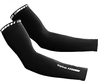 GripGrab Light Spring Fall Thermal Arm Warmers Cycling Lightweight Thin Warm Bicycle Arm Bike Sleeves Biking Arm Warmers