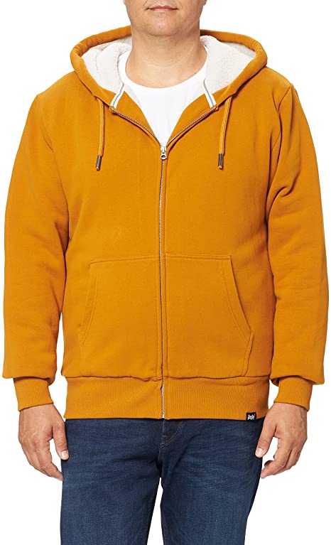 Superdry Men's Borg Lined Zip Hood Sweatshirt