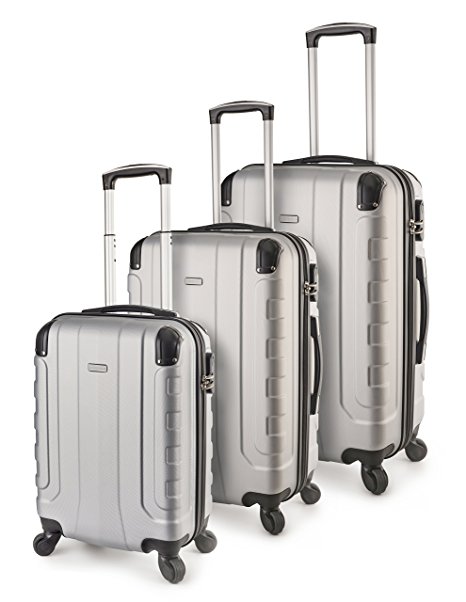 TravelCross Chicago Luggage 3 Piece Lightweight Spinner Set