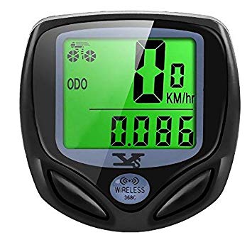 SY Bicycle Speedometer and Odometer Wireless Waterproof Cycle Bike Computer with LCD Display & Multi-Functions by YS