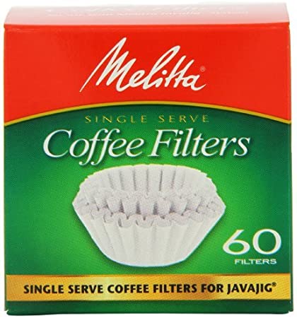 Melitta Java Jig, Single Serve Paper Coffee Filters, 60-Count, Garden, Lawn, Maintenance