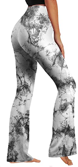 BUBBLELIME 29"/31"/33"/35"/37" 4 Styles Women's High Waist Bootcut Yoga Pants Basic/Out Pockets Tummy Control Workout Bootleg