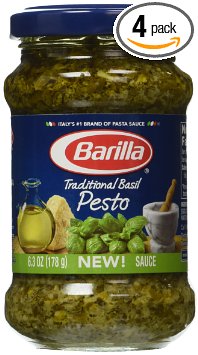 Barilla Traditional Basil Pesto Sauce, 6.3 Ounce (Pack of 4)