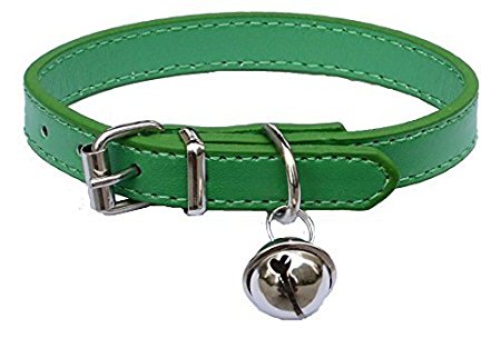 Fashion Leather Pet Collars for Cats,baby Puppies Dogs,adjustable 8"-10.5"