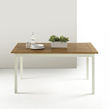 Zinus Farmhouse Large Wood Dining Table