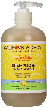 California Baby Calendula Shampoo and Body Wash 19 Ounce