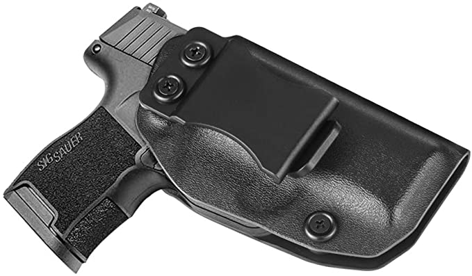 Bedone Sig P365 IWB Holster,Custom Molded Fit Sig Sauer P365, Concealed Carry, Inside The Waistband Super Light Carry Kydex Holster - Adjustable Cant -Level II Security, Right Handed