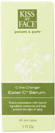 Kiss My Face Organics C The Change Face Serum with Vitamin Ester C, 1 Ounce Tube
