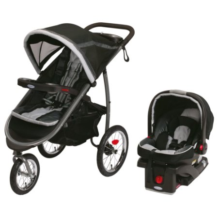 Graco Fastaction Fold Jogger Click Connect Travel System, Gotham 2015