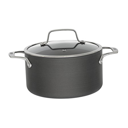 Bialetti Ceramic Pro Hard Anodized Nonstick Dutch Oven, 6 quart, Gray