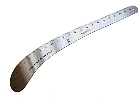 FAIRGATE Vary Form (French Curve Ruler) 24in Long (Model No. 12-124) Made in The U.S.A.