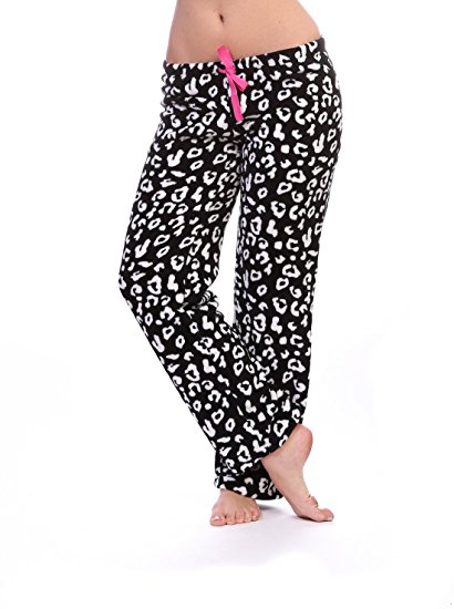Totally Pink Women's Warm and Cozy Plush Pajama Bottoms