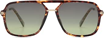 SOJOS Sunglasses for Women & Men, Square, Retro, Polarized Lens, Trendy Aviator, 90s Shades