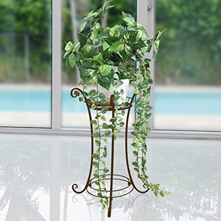 AISHN Classic Finial Plant Stand/Plant Stand with Finial (Bronze)