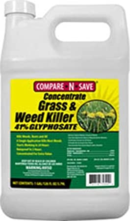 Compare-N-Save 016869 Concentrate Grass and Weed Killer, 41-Percent Glyphosate, 1-Gallon , White