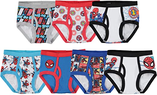 Marvel Little Boys' Spiderman Seven-Pack of Briefs